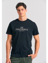 t-shirt με text logo τύπωμα στο στήθος