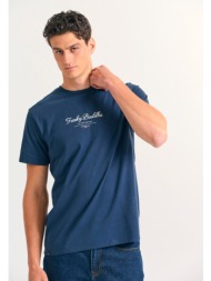 t-shirt με text logo τύπωμα στο στήθος