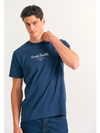 t-shirt με text logo τύπωμα στο στήθος