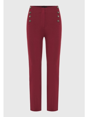 γυναικείο tailored παντελόνι με κουμπιά