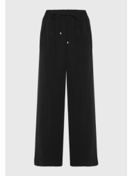 wide leg παντελόνι με κορδόνι