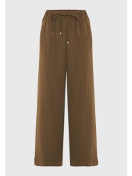 wide leg παντελόνι με κορδόνι