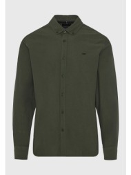 ανδρικό βαμβακερό πουκάμισο με κεντημένο logo - the essentials