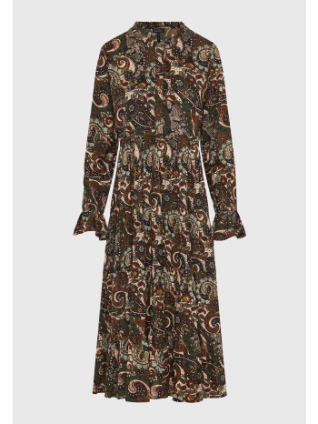 all over printed midi φόρεμα