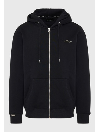 ανδρική φούτερ ζακέτα με κουκούλα- the essentials