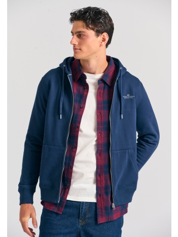 ανδρική φούτερ ζακέτα με κουκούλα- the essentials