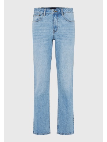 straight fit τζιν παντελόνι με washed effects