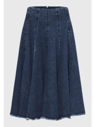 midi denim φούστα από ...