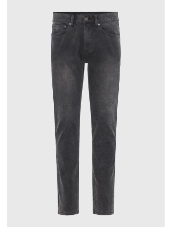 slim fit τζιν παντελόνι με ελαφρύ ξεθώριασμα