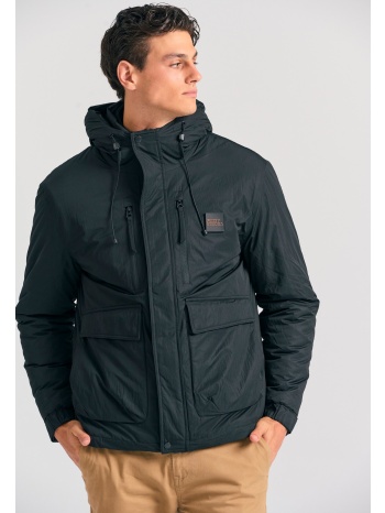 ανδρικό casual μπουφάν με καπιτονέ επένδυση