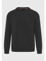 ανδρικό πουλόβερ με στρογγυλή λαιμόκοψη