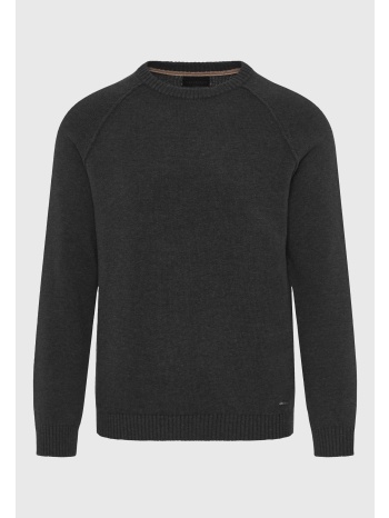 ανδρικό πουλόβερ με στρογγυλή λαιμόκοψη