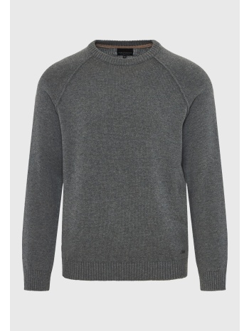 ανδρικό πουλόβερ με στρογγυλή λαιμόκοψη