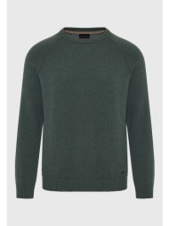 ανδρικό πουλόβερ με στρογγυλή λαιμόκοψη