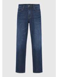 loose fit τζιν παντελόνι με washed effects