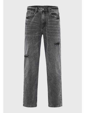 loose fit τζιν παντελόνι με washed effects