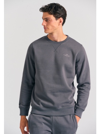 ανδρικό φούτερ με τυπωμένο logo - the essentials