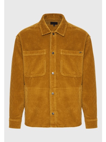 ανδρικό κοτλέ πουκάμισο με τσέπες στο στήθος