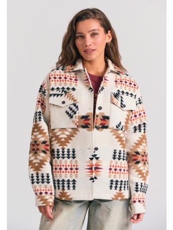 γυναικείο overshirt πουκάμισο με pattern