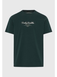 t-shirt με text logo τύπωμα στο στήθος