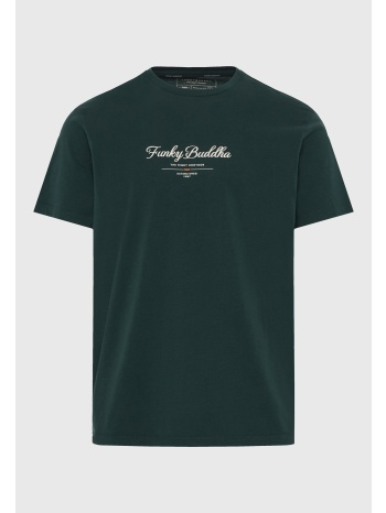 t-shirt με text logo τύπωμα στο στήθος