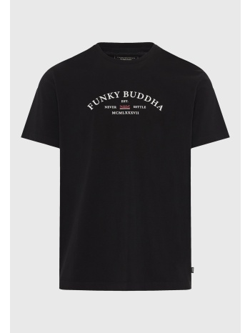 t-shirt με text logo τύπωμα στο στήθος