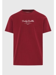 t-shirt με text logo τύπωμα στο στήθος