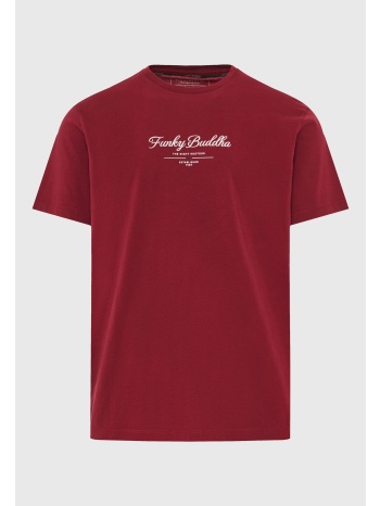 t-shirt με text logo τύπωμα στο στήθος