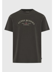 t-shirt με text logo τύπωμα στο στήθος