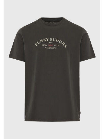 t-shirt με text logo τύπωμα στο στήθος