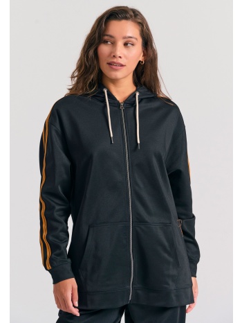 γυναικεία ζακέτα με ρίγες στο πλάι