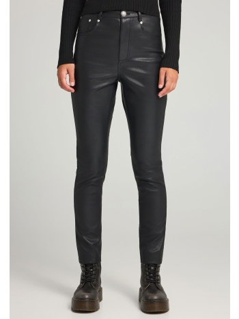 γυναικείο skinny παντελόνι από οικολογικό δέρμα (pu)