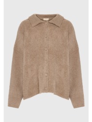 γυναικεία ζακέτα σε fleece ύφανση με κουμπιά