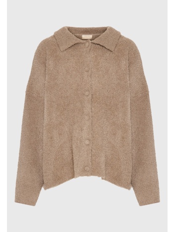 γυναικεία ζακέτα σε fleece ύφανση με κουμπιά