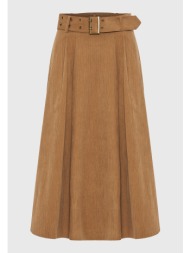 κοτλέ μίντι φούστα