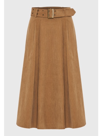 κοτλέ μίντι φούστα