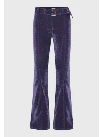 βελουτέ flare fit παντελόνι