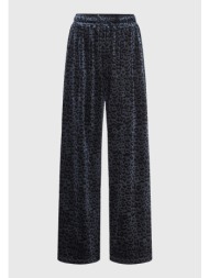 βελουτε παντελόνι φόρμας με animal print