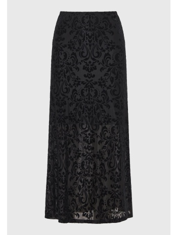 maxi embroidery φούστα σε ίσια γραμμή