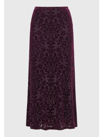 maxi embroidery φούστα σε ίσια γραμμή
