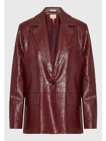 σακάκι απο οικολογικό δέρμα (pu)