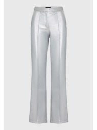 straight fit παντελόνι απο οικολογικό δέρμα (pu)