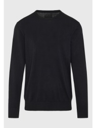 regular fit πλεκτή μπλούζα σε μελανζέ πλέξη