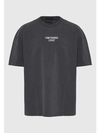 oversized t-shirt με τύπωμα στο στήθος