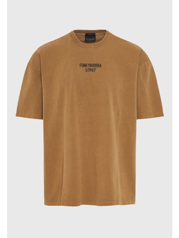 oversized t-shirt με τύπωμα στο στήθος