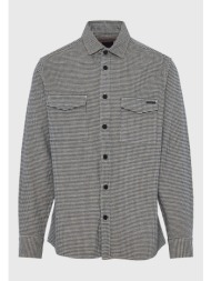 ανδρικό overshirt βαμβακερό καρό πουκάμισο