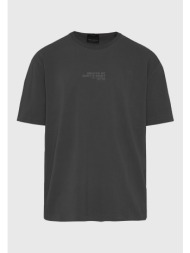 relaxed fit t-shirt με τύπωμα στην πλάτη