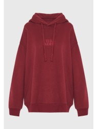 oversized φούτερ με τύπωμα στην πλάτη