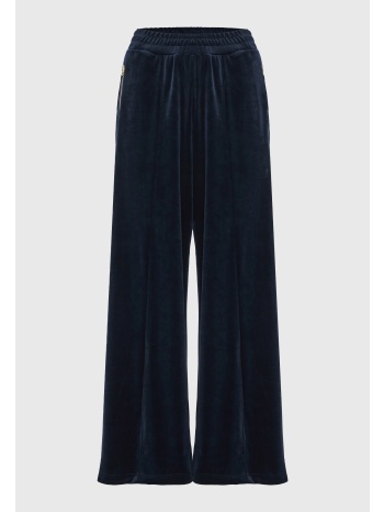 wide leg παντελόνι σε βελουτέ ύφασμα