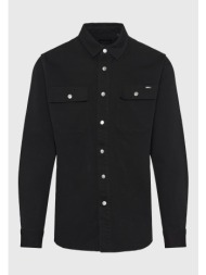 overshirt τζιν ανδρικό πουκάμισο με τσέπες στο στήθος